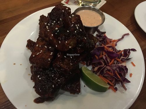 thai chili wings at The Chicago Diner - Logan Square in Chicago