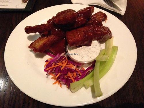 BBQ 'chicken' wings - classic at The Chicago Diner - Logan Square in Chicago