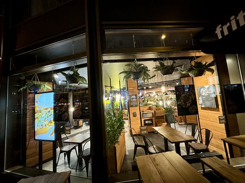 store front #Veganuary at Frittenwerk - Brunnenstraße in Berlin