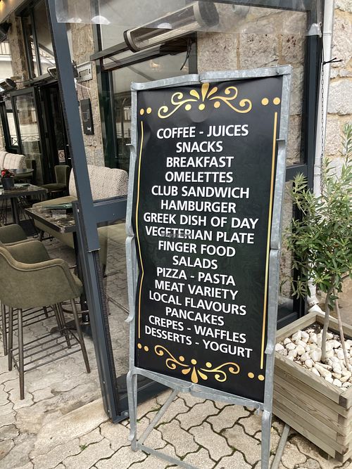 Board in frontt of  at Jay Oh  in Arachova