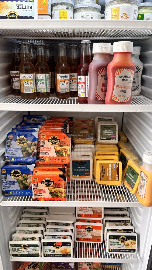 Vegan cheese and butter options   at Arka Bahçe Veganarya in Istanbul