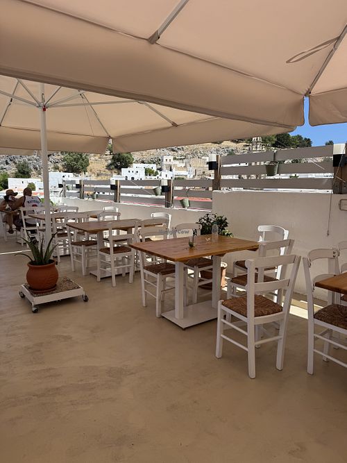 Dining area   at T Veg  in Rhodes