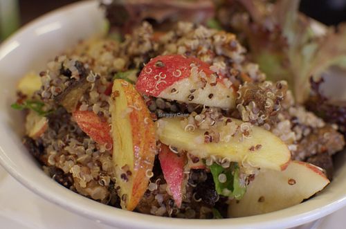 Quinoa salad at Wray Organic Market & Cafe in Toowoomba