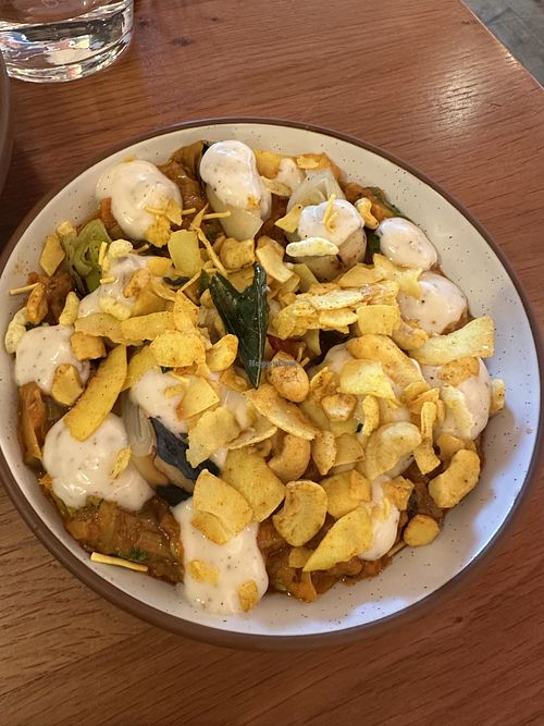Bharta appetizer with leeks  at Mallow - Canary Wharf in East London