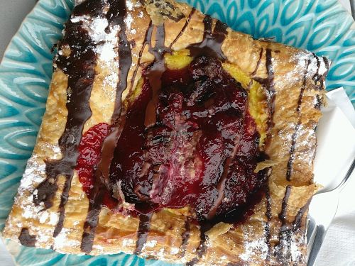 cherry custard danish at Mister Nice Guy's Bakeshop in Ascot Vale