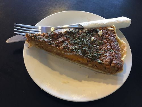 Pumpkin and Leek Vegan Gluten Free Quiche at Mister Nice Guy's Bakeshop in Ascot Vale