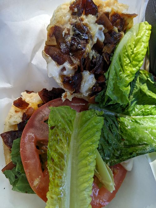 Deconstructed Biscuit sandwich at Sweet Theory Baking Co. in Jacksonville