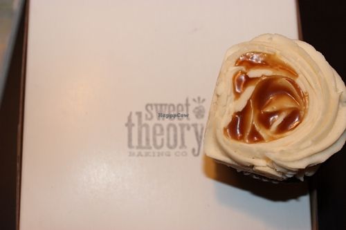 Salted caramel cupcake to-go at Sweet Theory Baking Co. in Jacksonville