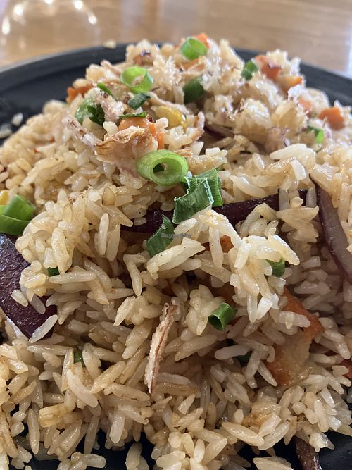 BBQ pork stir fry  at Zinnia De Chinta in Newtown