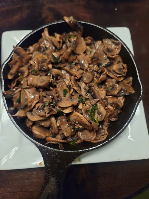 Mushrooms at Amalfi Cucina Italiana in San Marcos