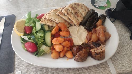 Vegan Meze at Pavlos Steakout Taverna in Corfu