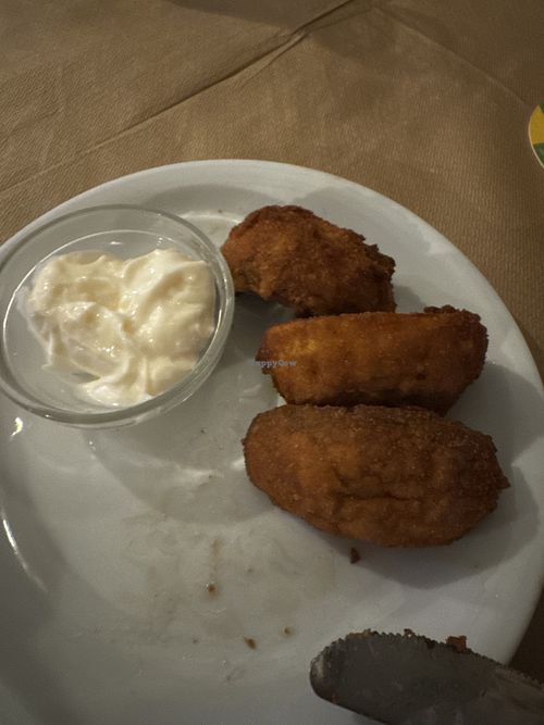 frittierten Mushrooms    at Pavlos Steakout Taverna in Corfu
