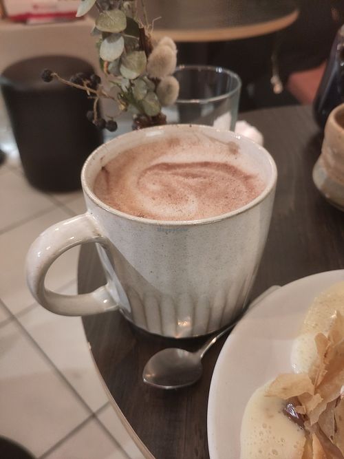 Hot chocolate at Poushe in Regensburg