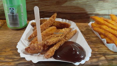 Wedges w/BBQ sauce at Nicolinos's Der Imbiss vor unserem Kaufland - Kiosk in Paderborn