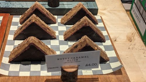 Caramel slice at Joey's Cafe in Ambleside