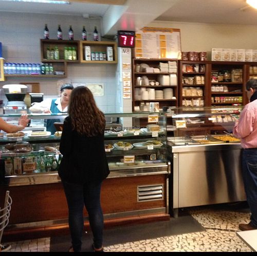 the counter  at Bioforma Restaurant in Funchal