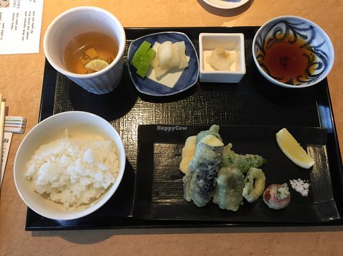 large plate 3 at Tofu Cafe Fujino in Kyoto
