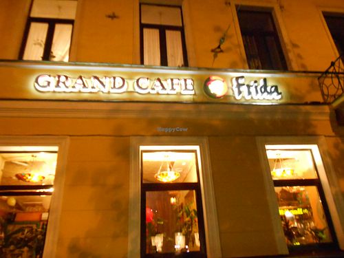 outside at Coffeehouse Frida in St Petersburg