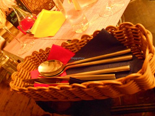 cutlery at Coffeehouse Frida in St Petersburg