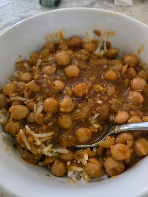 Chana masala, many spiciness levels to choose from! at Basmati Indian Cuisine in Annapolis