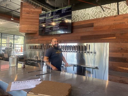 Taproom Bar Area w/Friendly and Attentive Service  at Fieldwork Brewing Company in San Leandro