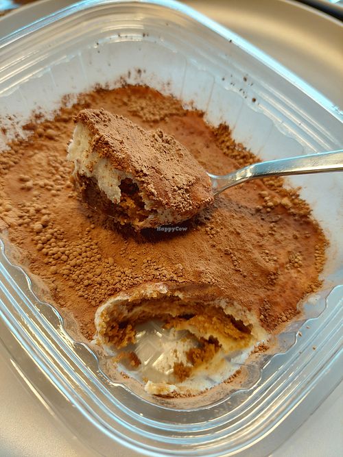 Vegan tiramisu! So delicious! 😋 at Tuba Cafe in Squamish
