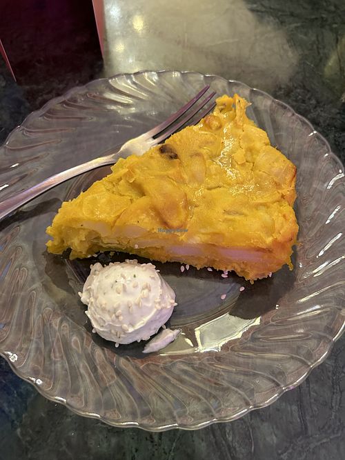 Potato quiche   at La Sinsorga - Cultural Space in Bilbao