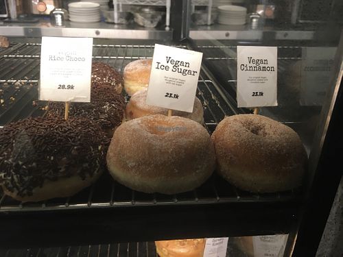 Vegan options remaining in the evening   at Dough Darlings Ubud in Ubud