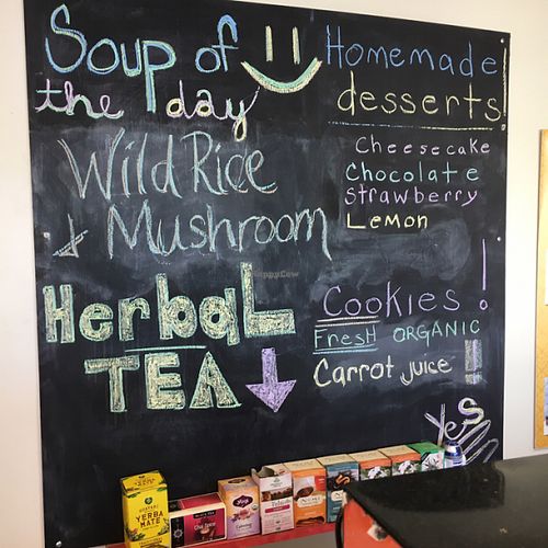 specials board at Health Bistro in Gainesville