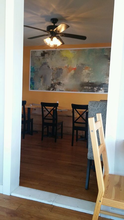 extra indoor seating area at Heirloom Food Company in Danielson