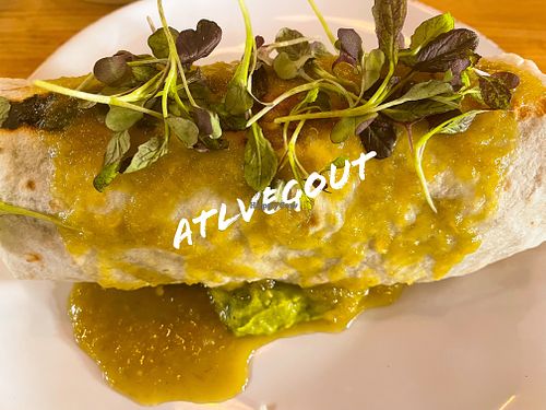 Veggie burrito   at Loco Boys Brewing Company in Traverse City