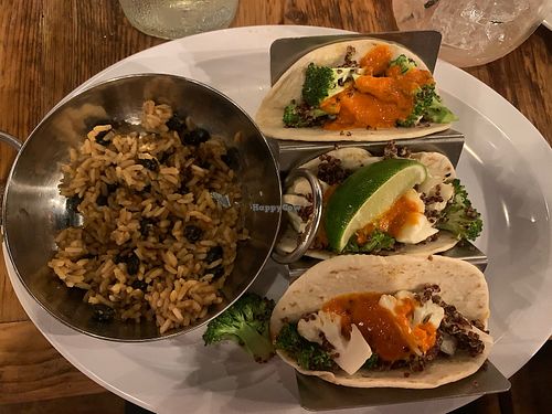 Vegan tacos  at 317 Main Street in Farmingdale