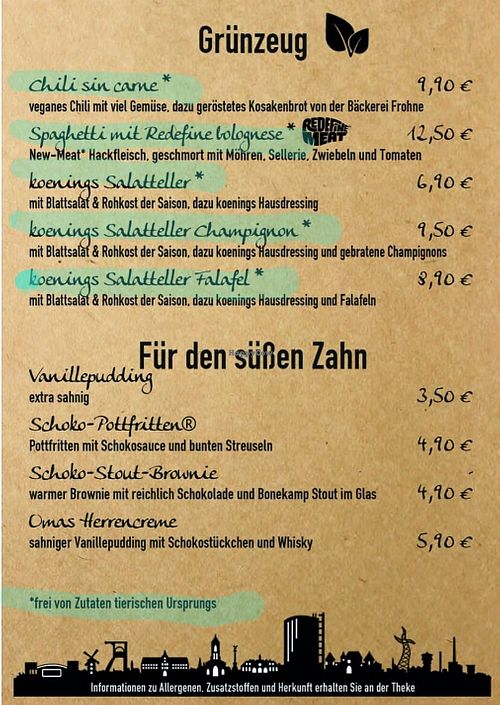 Grünzeug at koenings in Oberhausen