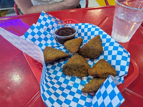 Tempeh nuggets at Dale and Dollops in Ocean Grove