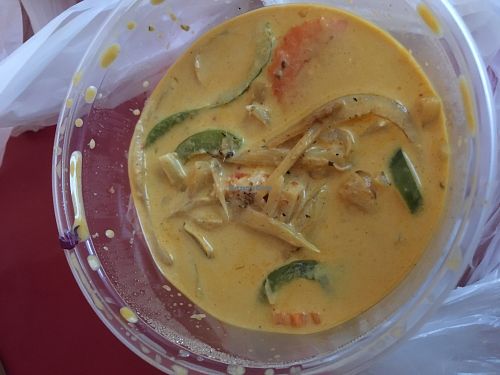 red curry with soy shrimp at Thai Heritage & Vegan - Nob Hill in Albuquerque