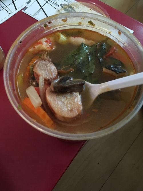 spicy seafood soup  at Thai Heritage & Vegan - Nob Hill in Albuquerque