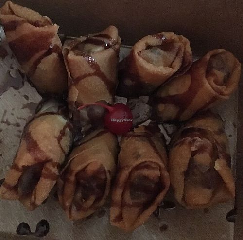 banana spring rolls  at Thai Heritage & Vegan - Nob Hill in Albuquerque