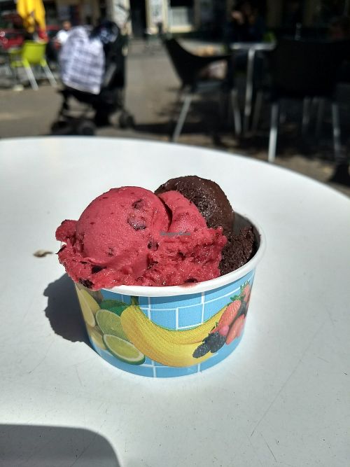 2 flavors for 2,6 euros at Kiez & Kugel in Berlin