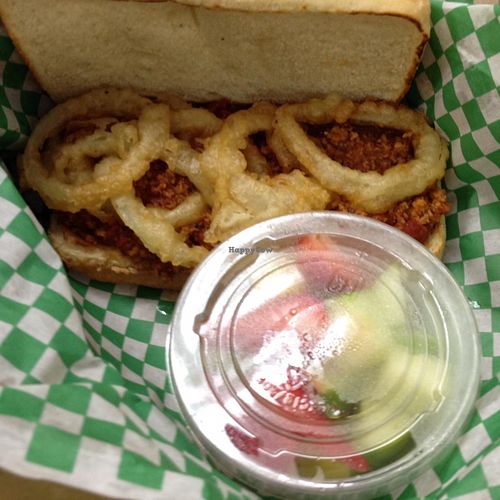 Shmurder Dog (special) at Green New American Vegetarian in Tempe