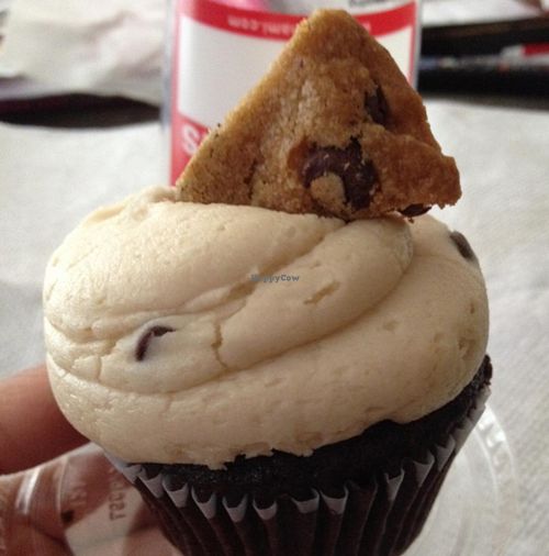 chocolate chip cookie cupcake at Green New American Vegetarian in Tempe