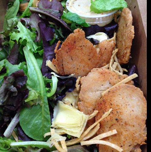 'Chicken' Artichoke Salad at Green New American Vegetarian in Tempe