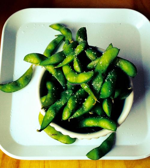 Edamame  at Green New American Vegetarian in Tempe