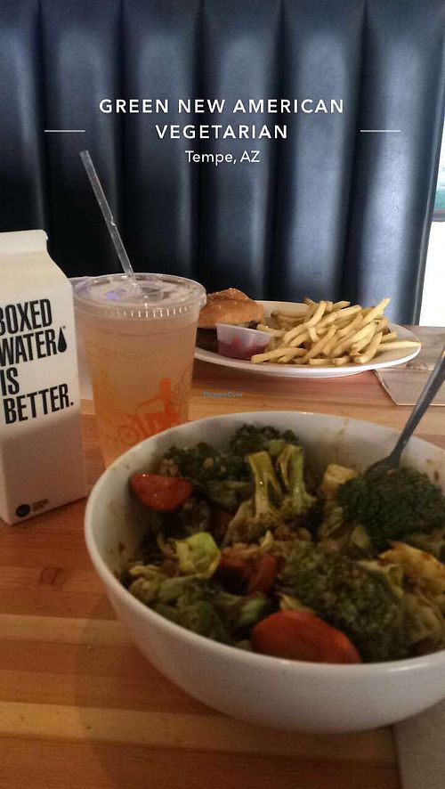 it wasn't my favorite but it was filling enough  at Green New American Vegetarian in Tempe
