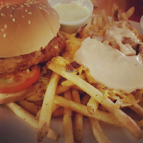 The BFF and Animal Fries at Green New American Vegetarian in Tempe