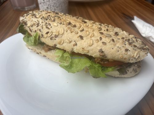 Vegan “tuna” sandwich   at Bamboo Bakery in Tenerife