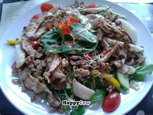 Pear and Walnut salad at ORB Cafe in Edinburgh