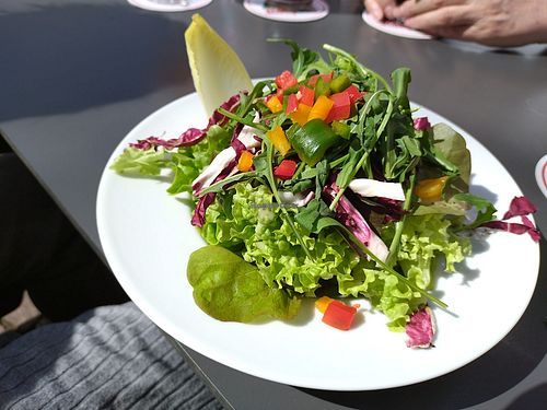 Beilagensalat geht in vegan wenn man es dazu sagst damit das Dressing dann vegan ist statt Joghurt  at Zum Sternen in Ettlingen