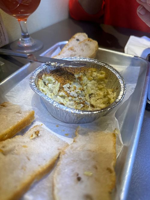 Artichoke dip  at Blind Bat Brewery Bistro in Centerport