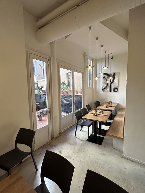 Rear room interior   at botànic in Barcelona