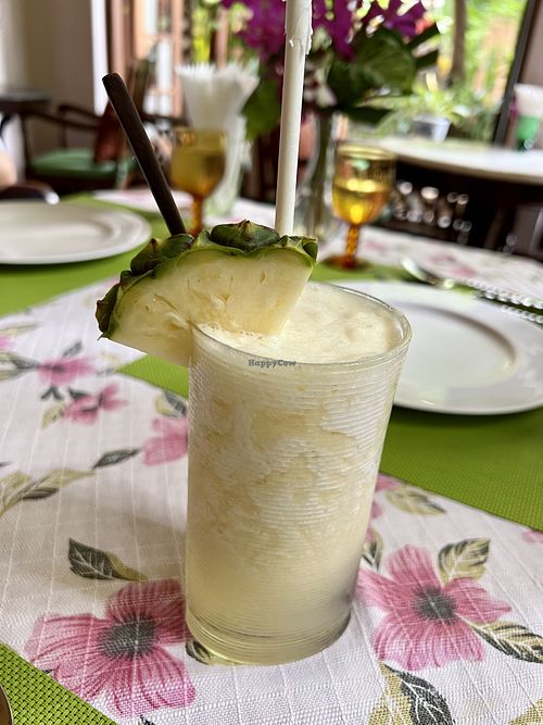 Pineapple Ginger Smoothie   at Na Aroon in Bangkok